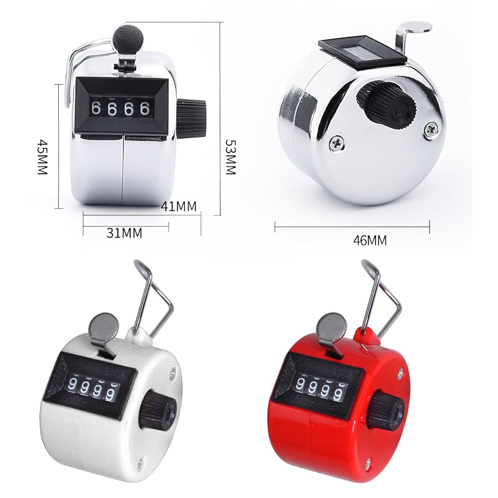 Amazon | 2個入 カウンター 数取器 手持ち カウント プラス数取